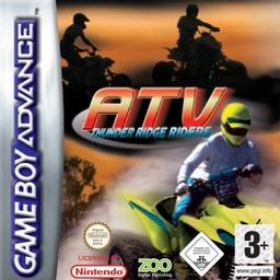ATV Thunder Ridge Riders box art for GameBoy Advance